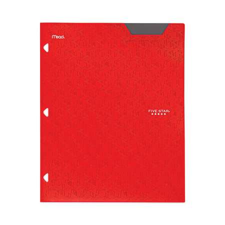 Five Star Two-Pocket Stay-Put Plastic Folder, 11 x 8.5, Assorted, PK4, 4PK 38049